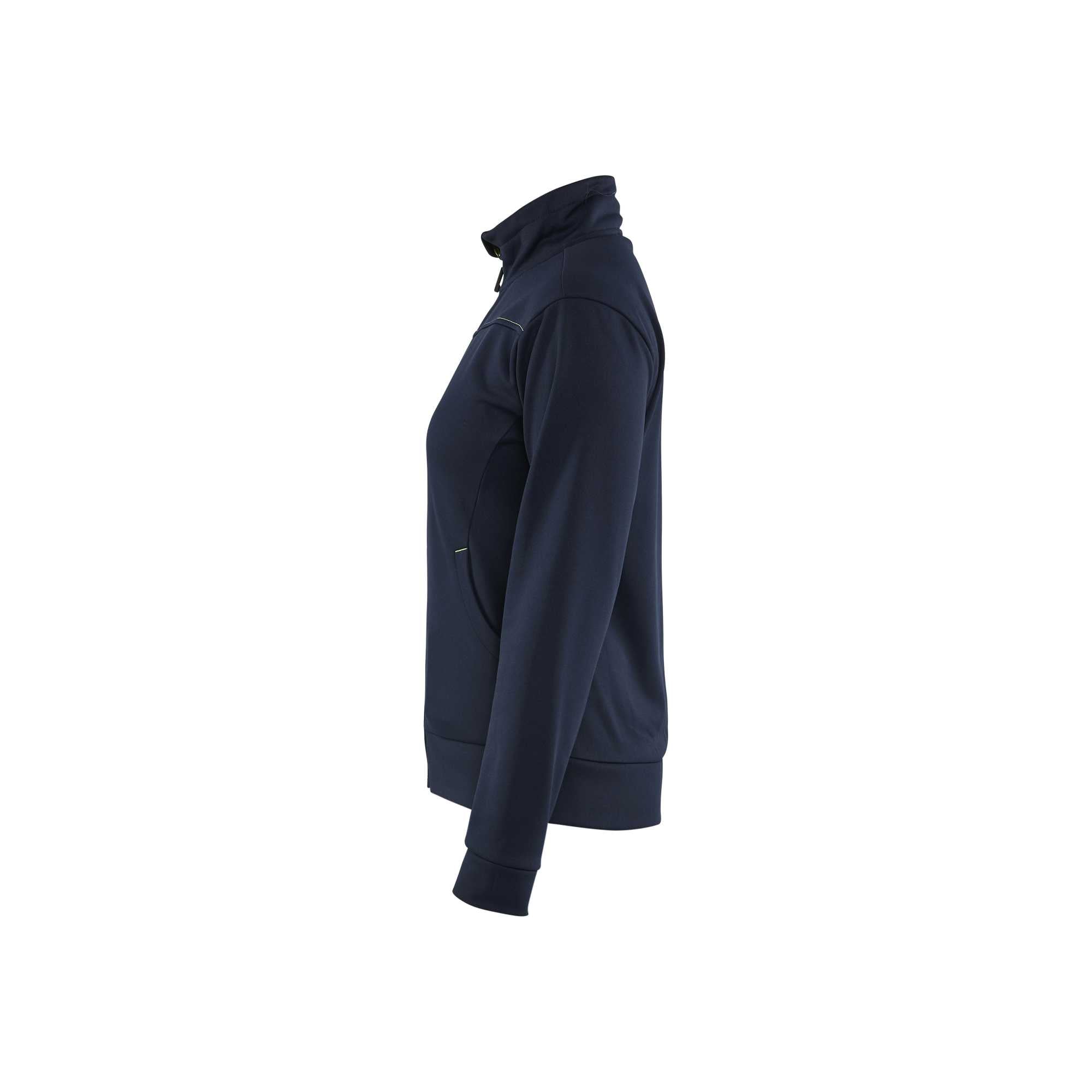 BLAKLADER 33942526 Hi Vis Reflective Full Zip Work Sweatshirt WOMEN - Pique Fleece